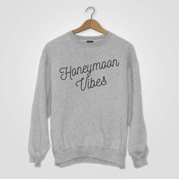 Summer Clothing Vibes - Sugarbaby Honeymoon Vibes Sweatshirt Wedding Gift