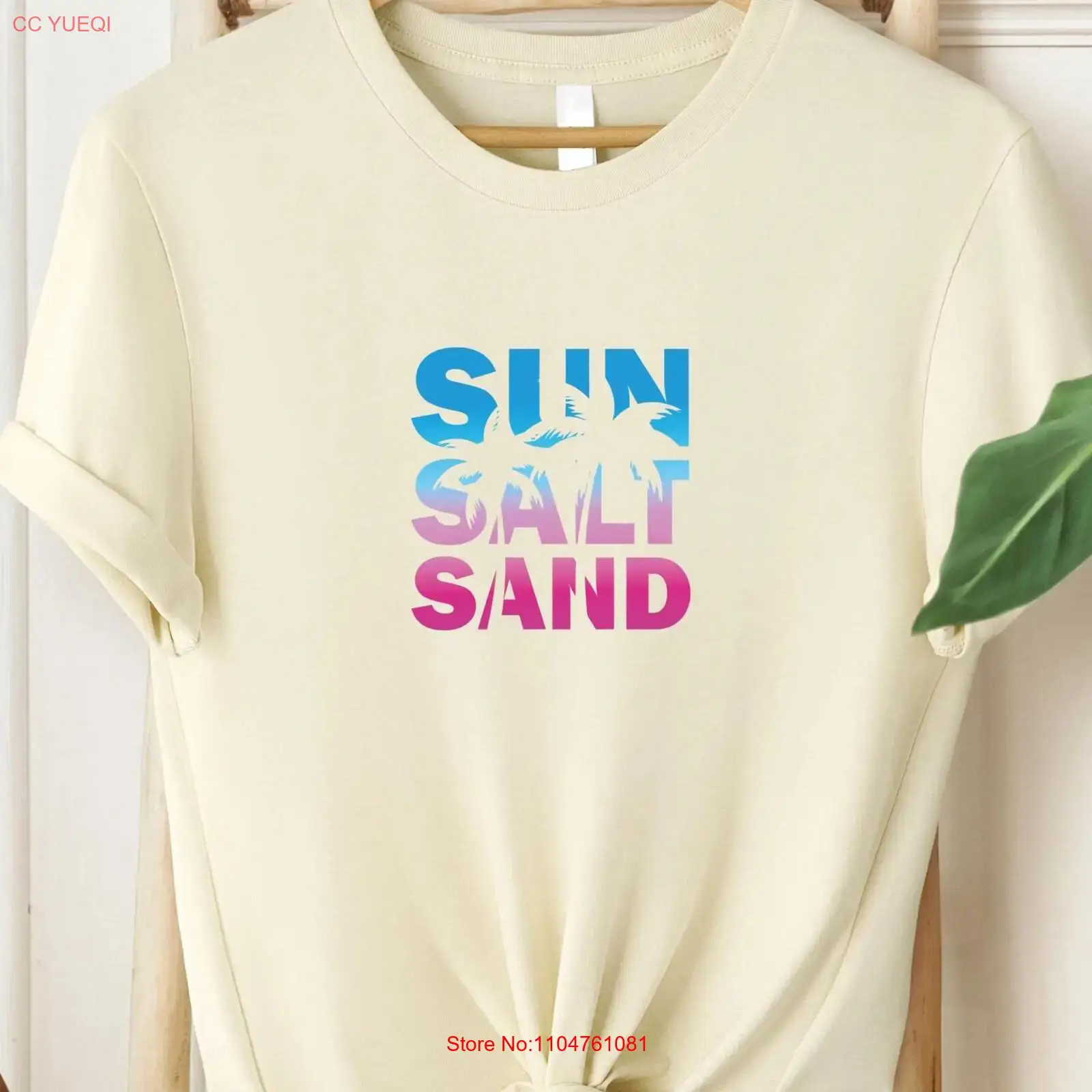 Summer Clothing Vibes - Sun Salt Sand T shirt Retro