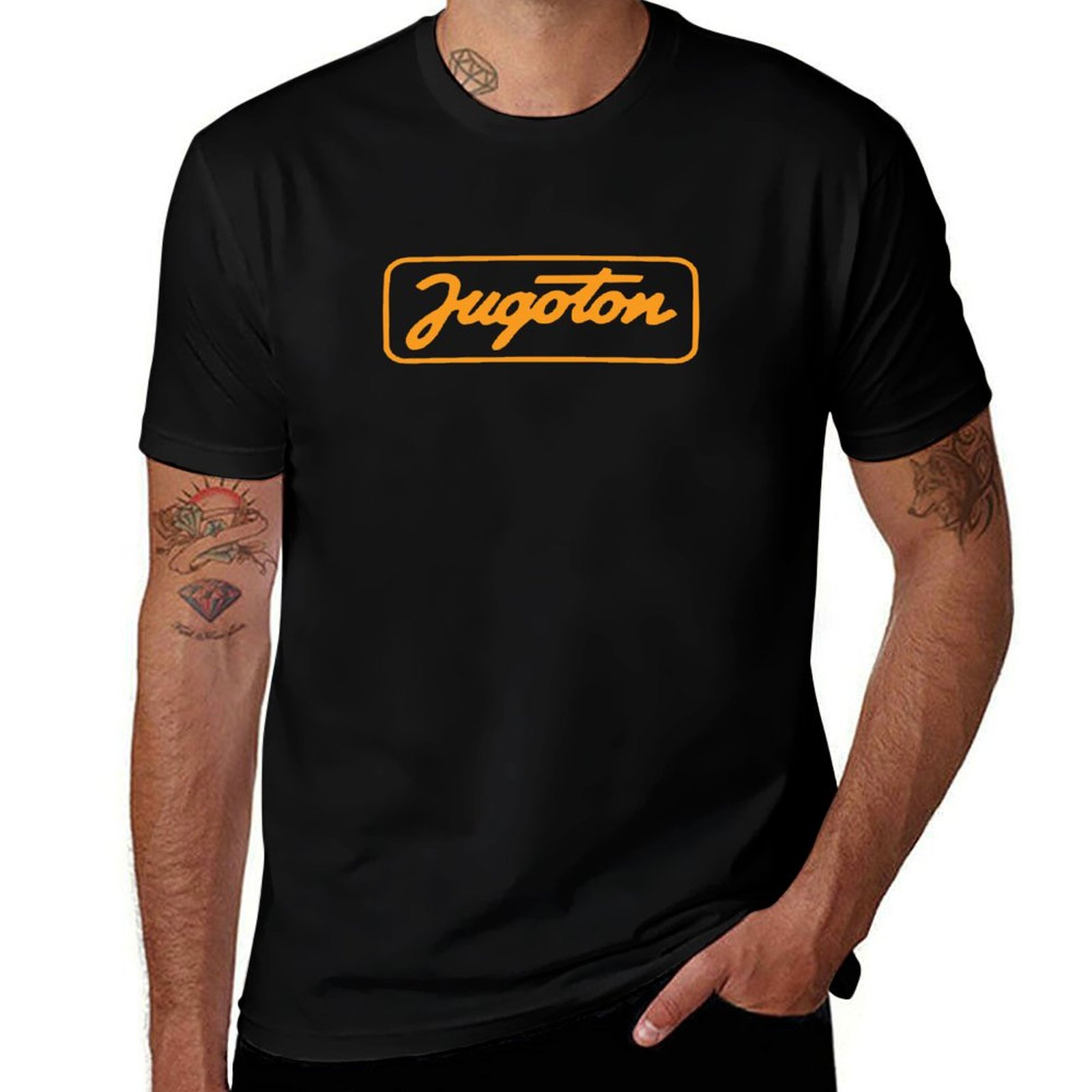 Summer Clothing Label - Jugoton label design Yugoslavia Orange T-Shirt
