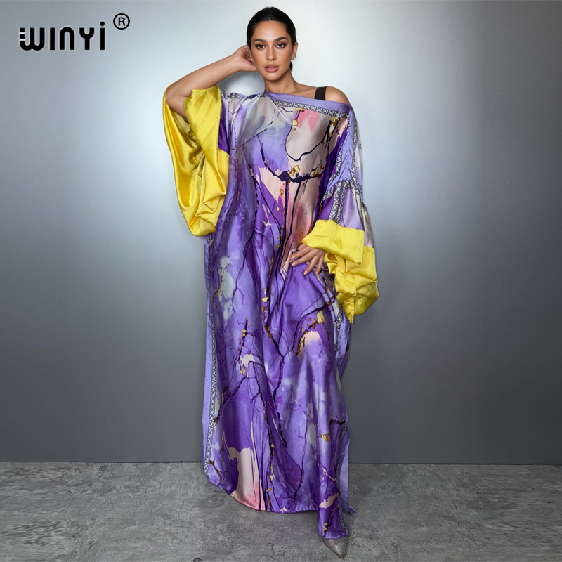 Summer Evenings Clothing - WINYI boho new puff(ed) sleeves evening