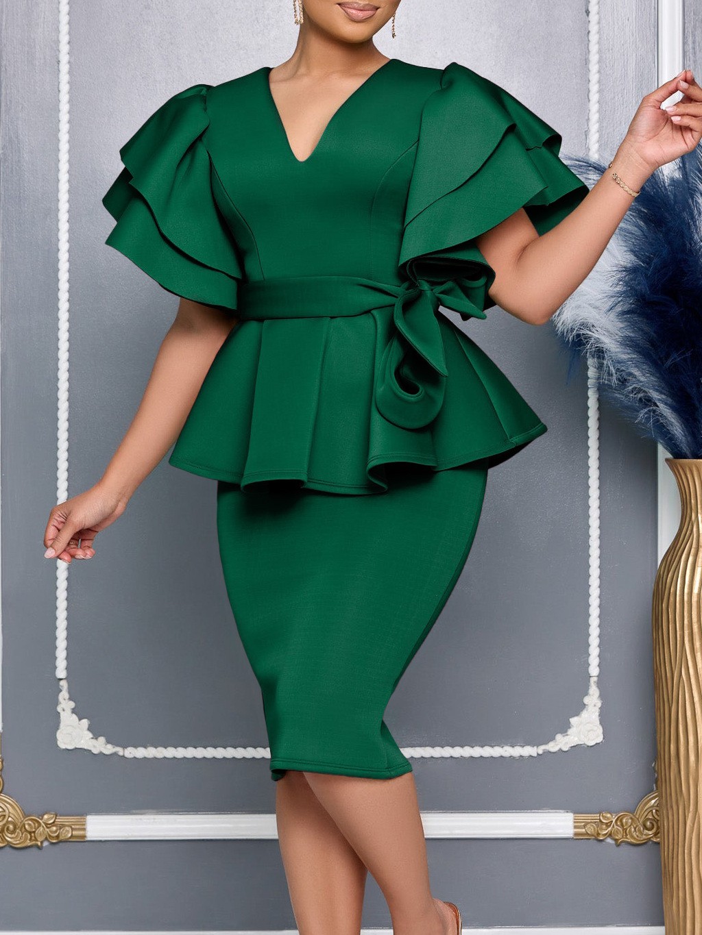 Summer Evenings Clothing - Summer Women's Clothing Elegant V Neck