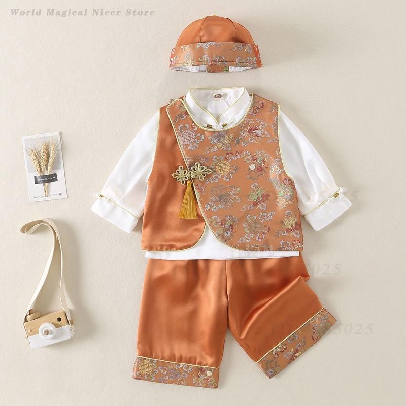 Spring Summer Baby Tang Suit K - Summer Clothing Baby Girl 评论和价格