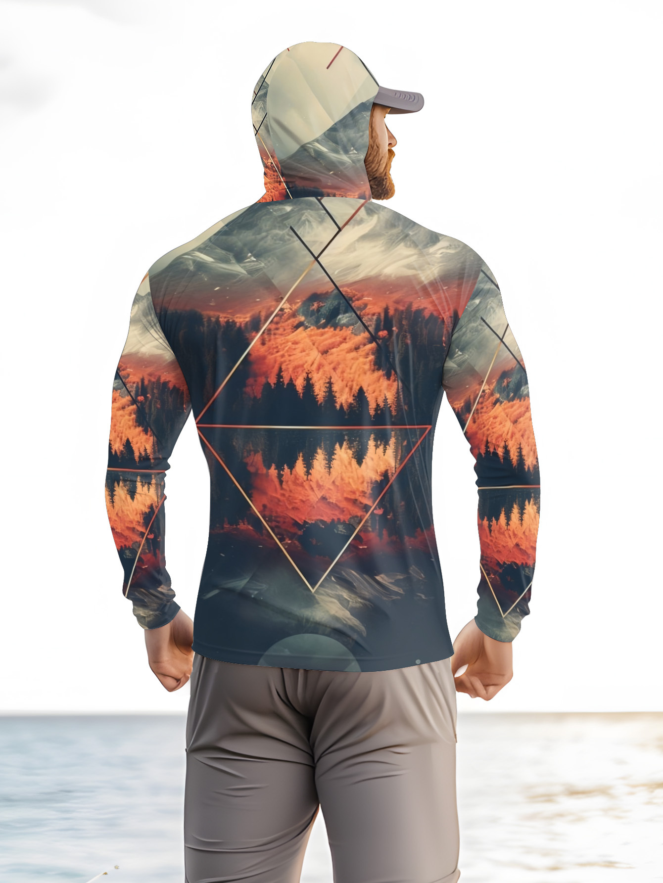 Outdoor Men's Fishing Hoodie B - Summer Clothing Essentials 评论和价格