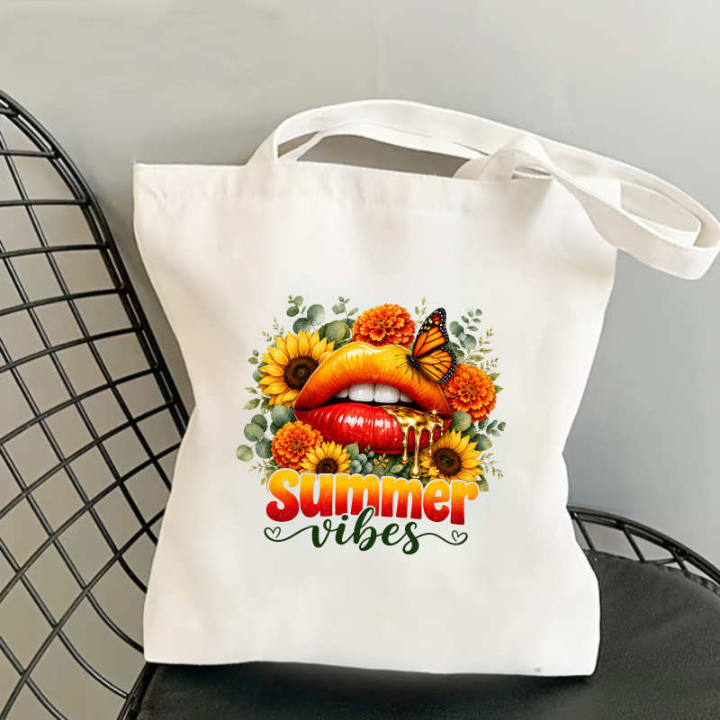 2PCS Colorful Lips Flowers But - Summer Clothing Vibes 评论和价格