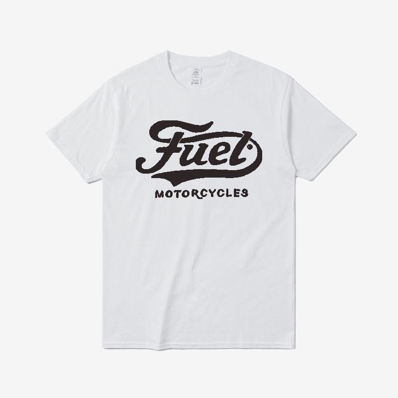 Fuel Label T-shirt Motorcycle  - Summer Clothing Label 评论和价格