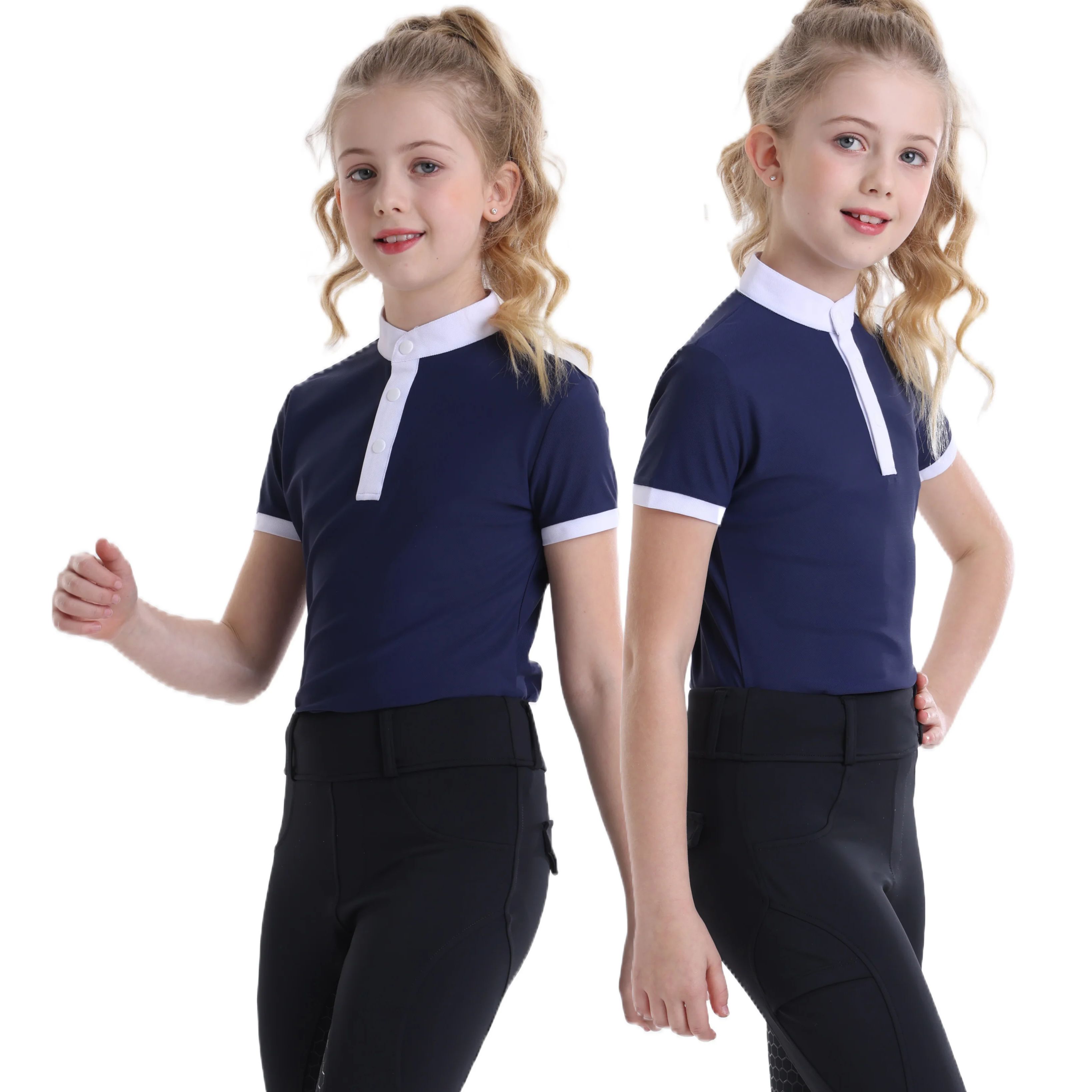 Summer Children's Short sleeve - Summer Equestrian Clothing 评论和价格