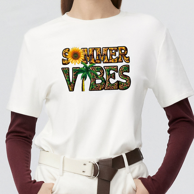 Summer Vibes Iron On Patches H - Summer Clothing Vibes 评论和价格