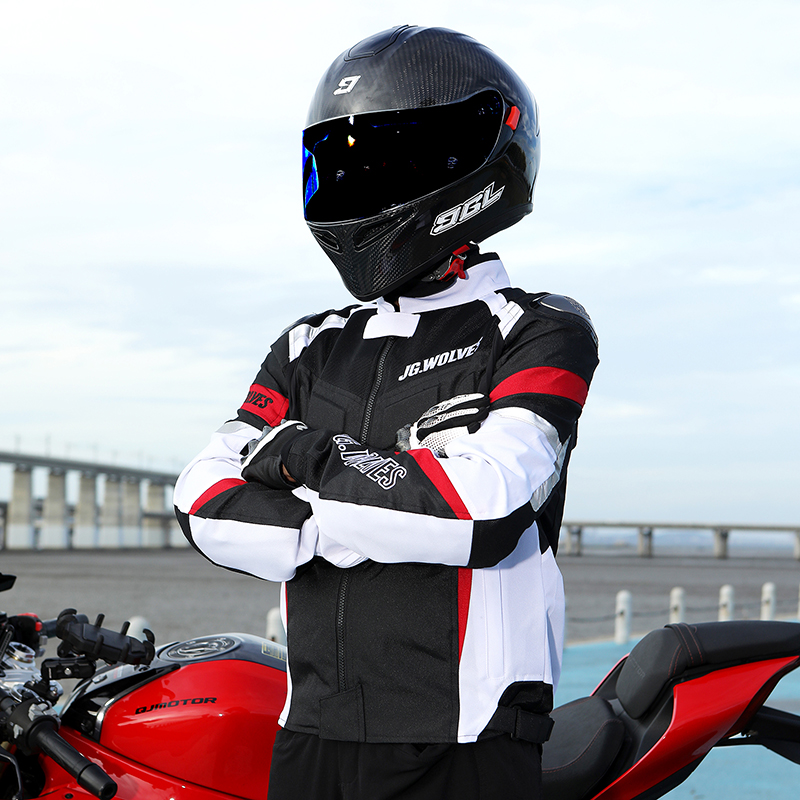 Motorcycle Jacket Men Riding G - Summer Clothing Drop 评论和价格