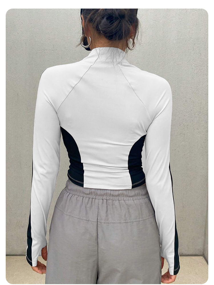 Yoga Clothes Stand Up Collar J - Summer Clothing Essentials 评论和价格