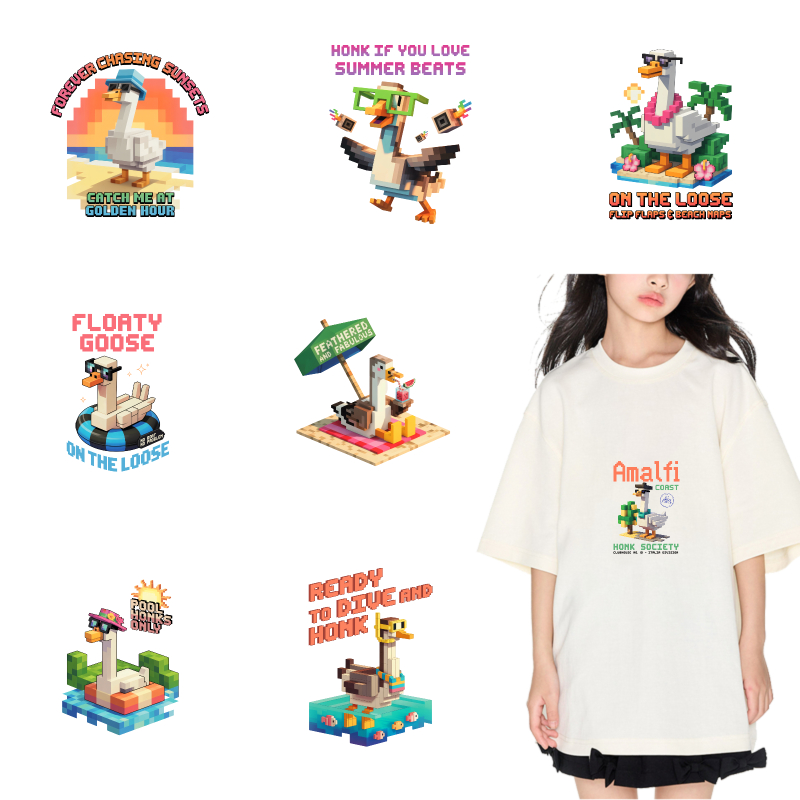 2PCS Amalfi Duck Summer Vibes  - Summer Clothing Vibes 评论和价格