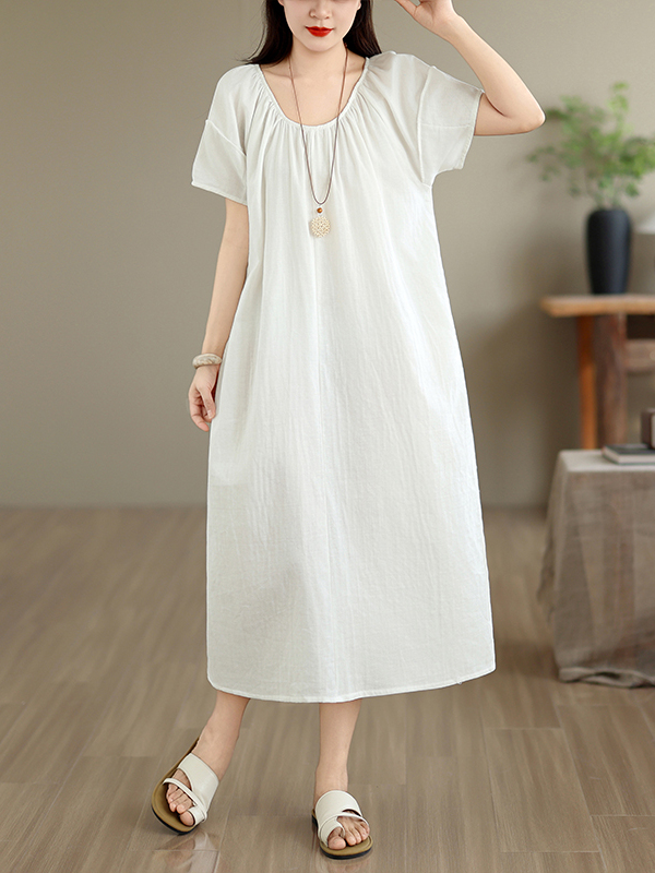 Summer New Casual Cotton Dress - Summer Clothing Outlet 评论和价格