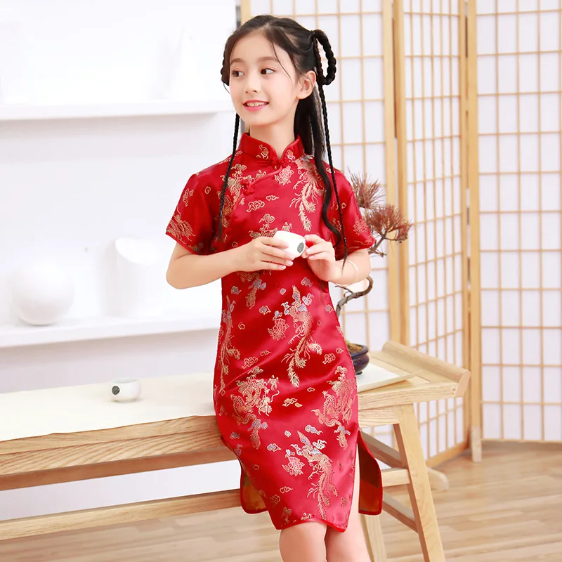 Summer Children's Cheongsam Mo - Summer Clothing Baby Girl 评论和价格
