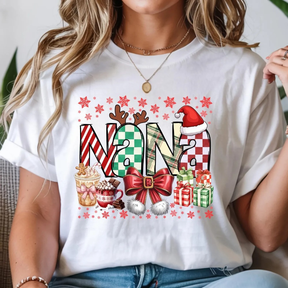 NANA Holiday Christmas T-Shirt - Summer Clothing Vibes 评论和价格