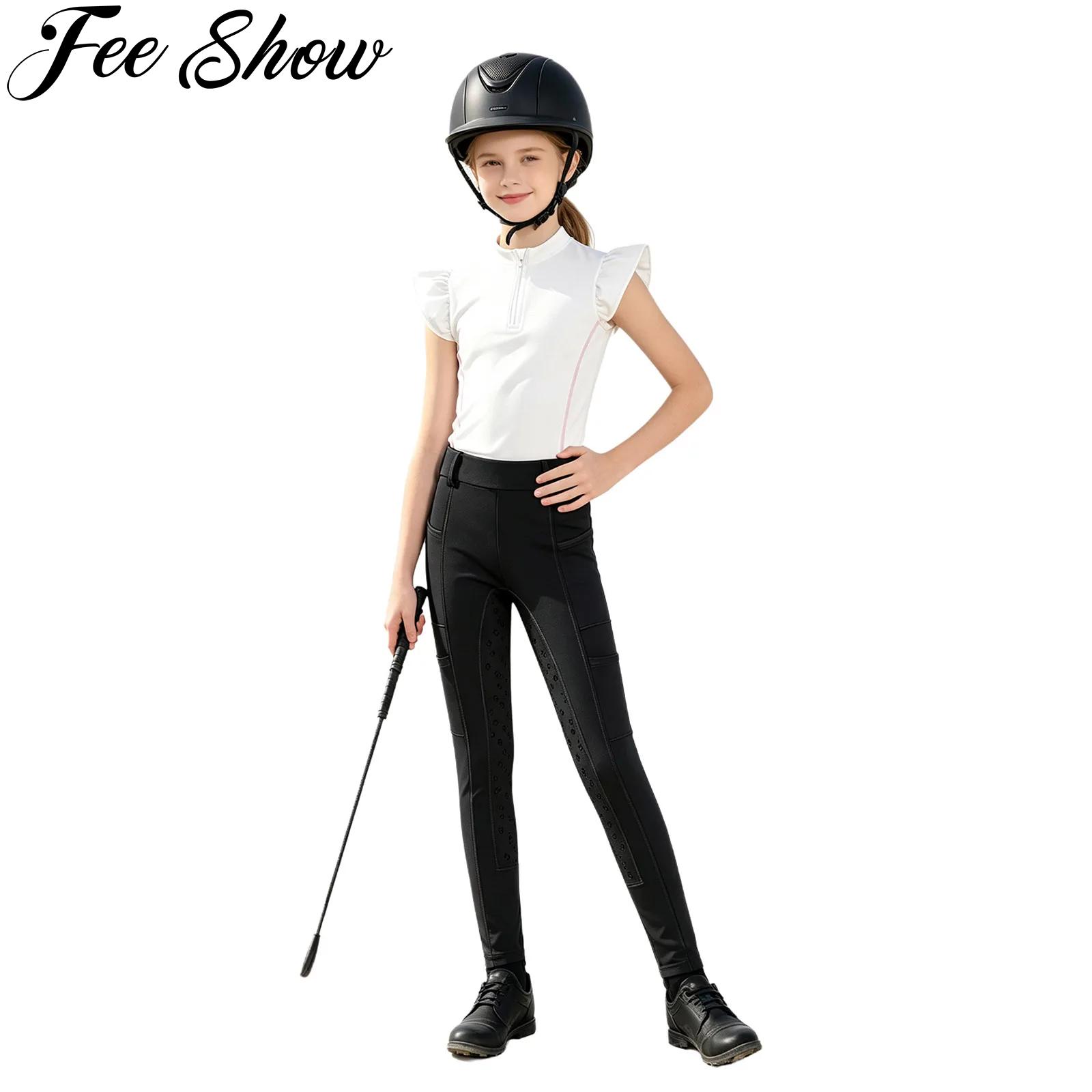 Kids Girls Horse Riding Sports - Summer Equestrian Clothing 评论和价格