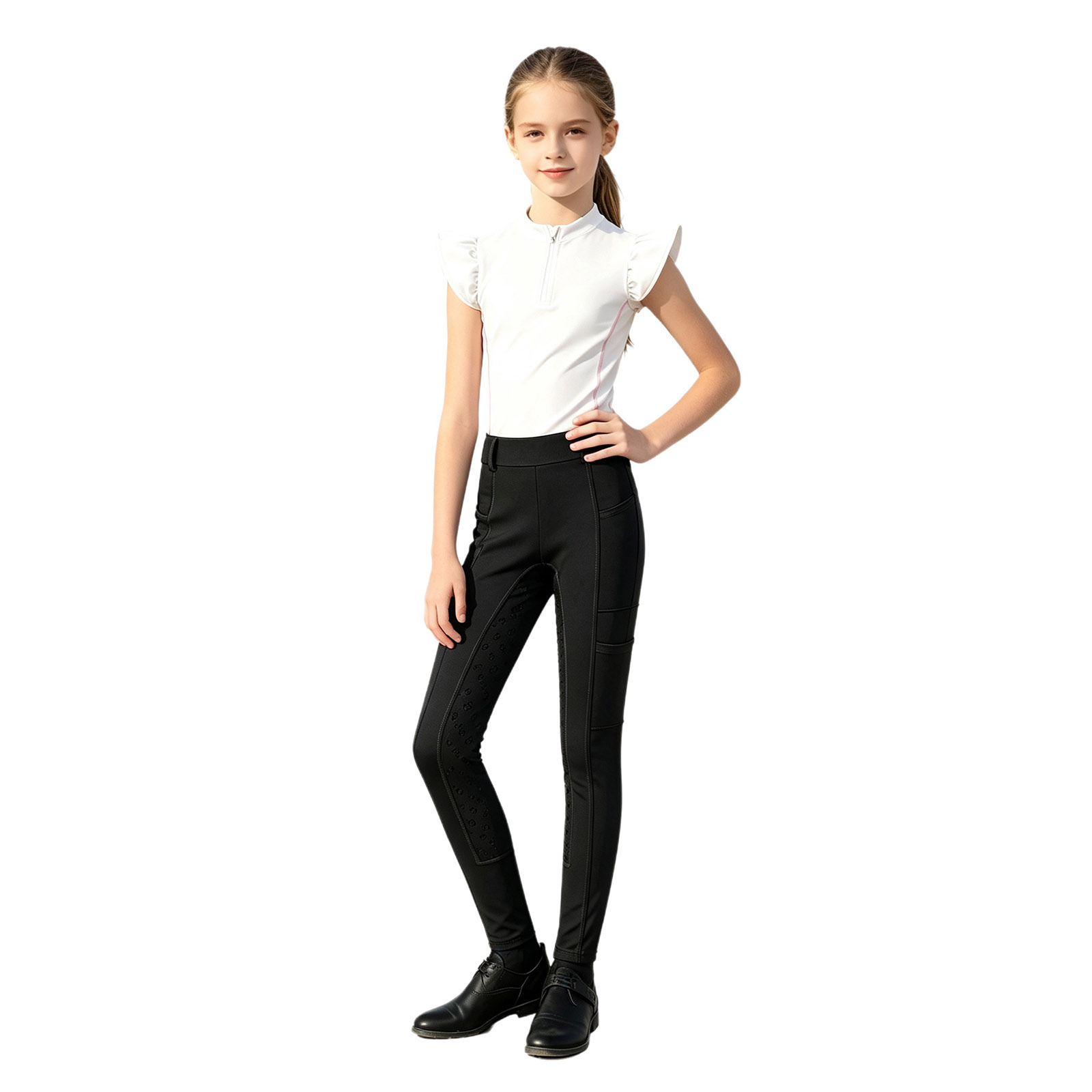 Kids Girls Horse Riding Sports - Summer Equestrian Clothing 评论和价格