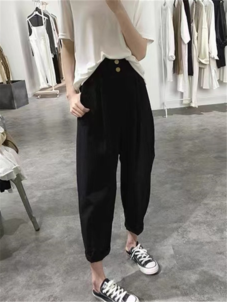 High Waist Slimming Casual Har - Summer Clothing Label 评论和价格