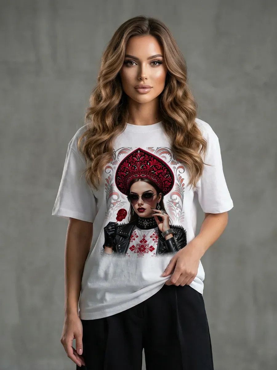 Vintage Russian Portrait Print - Summer Evenings Clothing 评论和价格