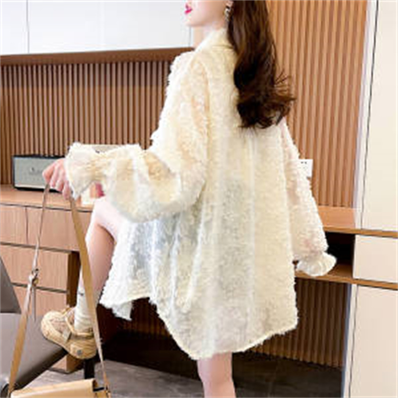 Female Korean Loose Lace Sun P - Summer Clothing Drop 评论和价格