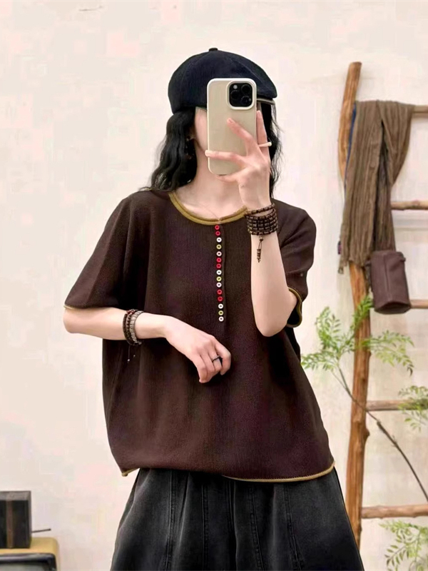 Summer New Style Commute Knitt - Summer Clothing Label 评论和价格