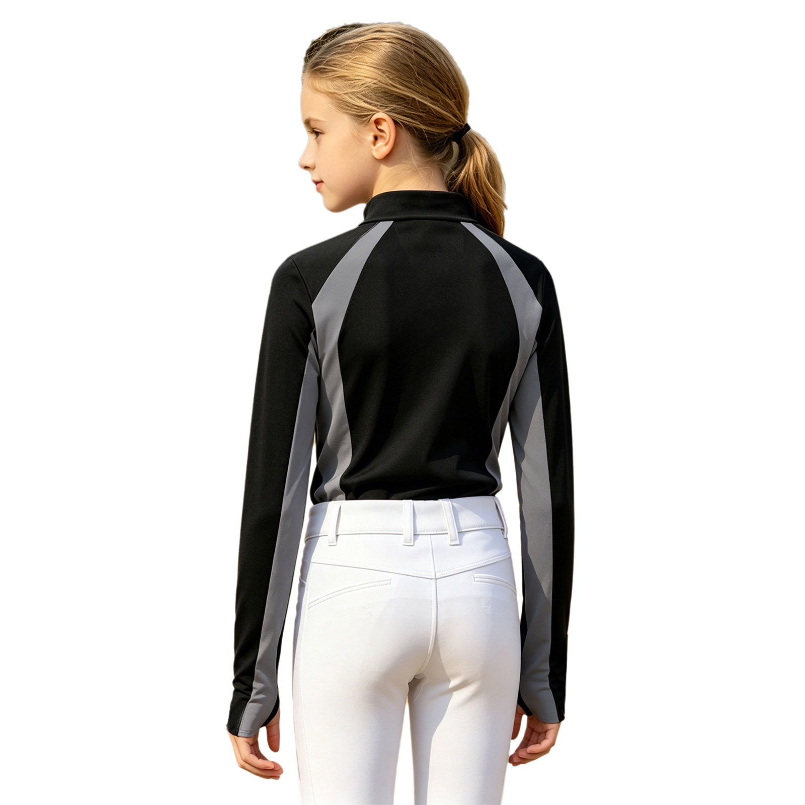 Kids Girls Equestrian Horse Ri - Summer Equestrian Clothing 评论和价格