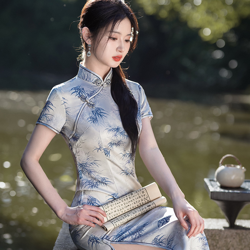 Yourqipao 2025 Summer Cheongsa - Summer Evenings Clothing 评论和价格