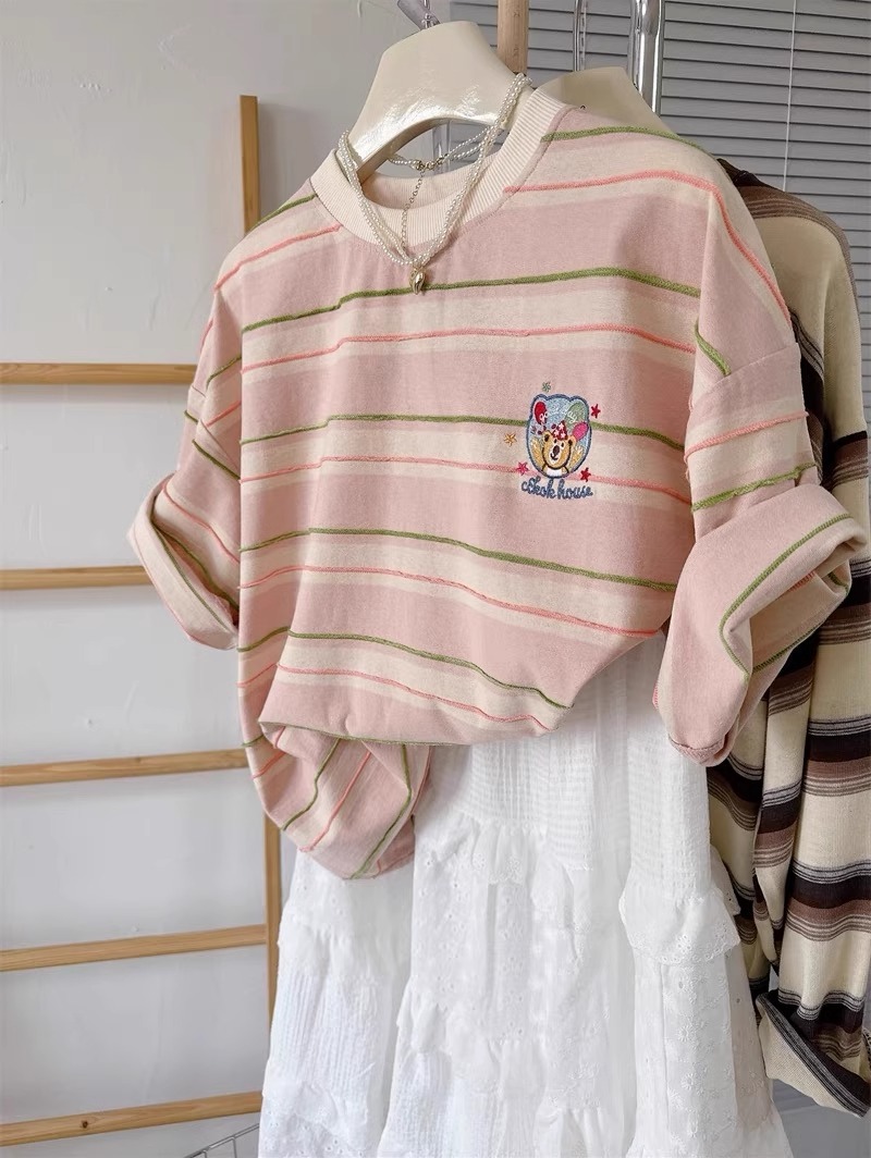 ex Pure Cotton Striped ort Sve - Summer Clothing Outlet 评论和价格