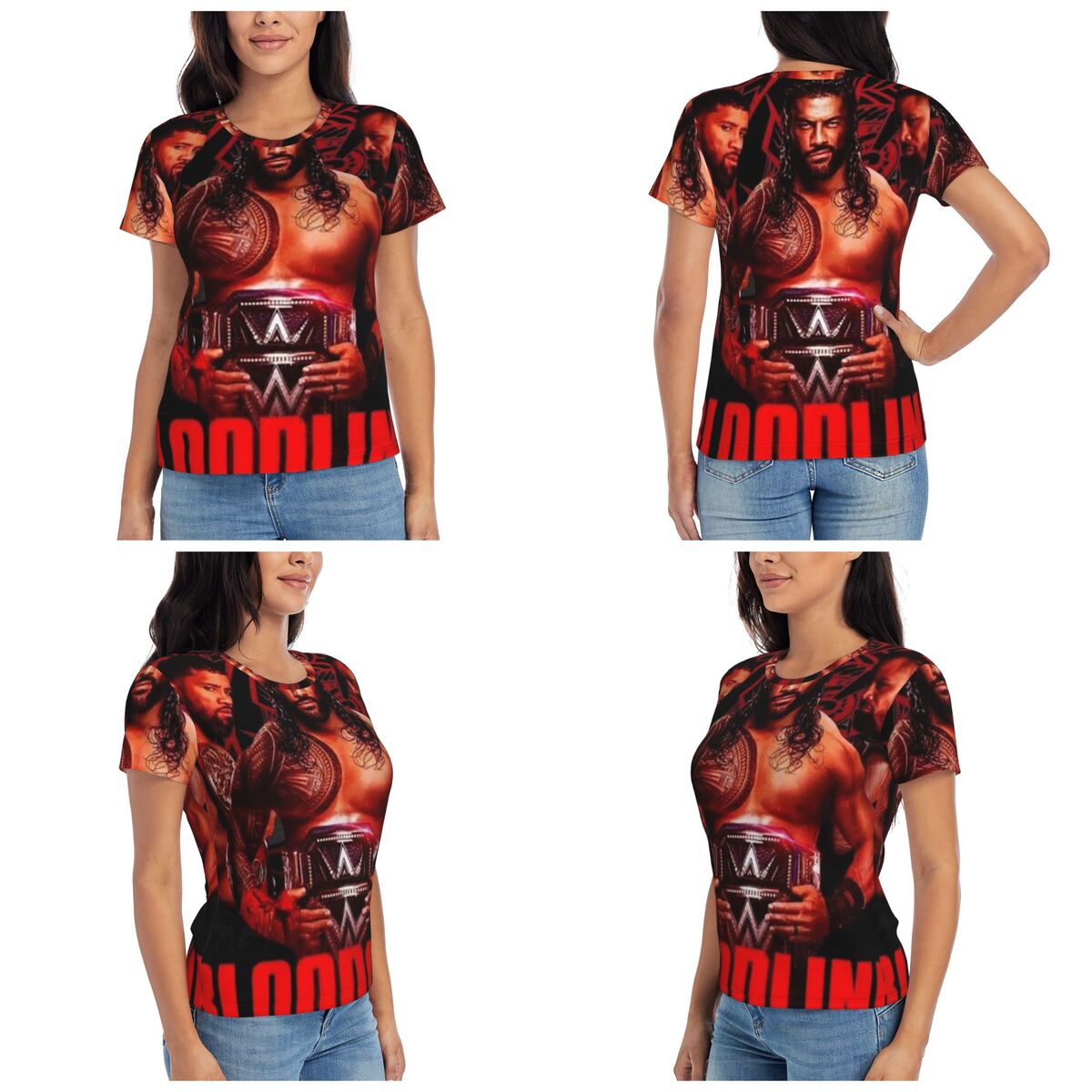 Wrestler Roman Reigns Wrestlin - Summer Reign Clothing 评论和价格